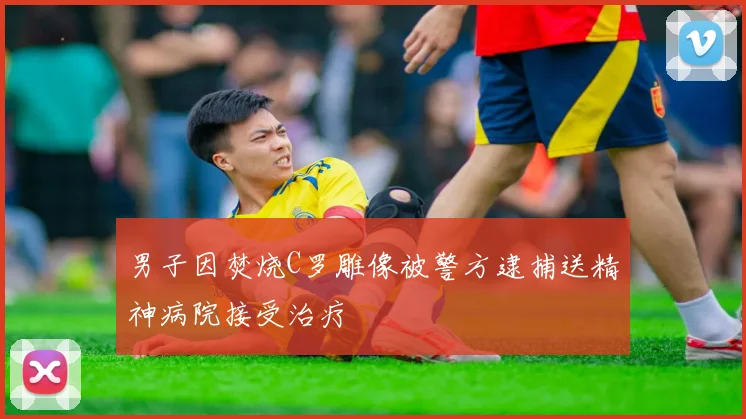 男子因焚烧C罗雕像被警方逮捕送精神病院接受治疗